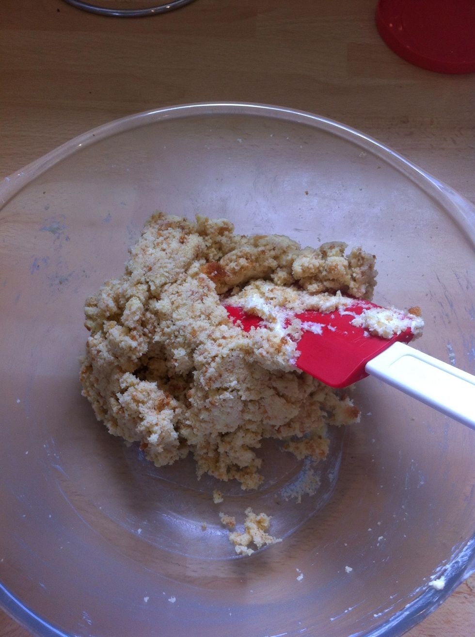 Mix til it becomes a dough.