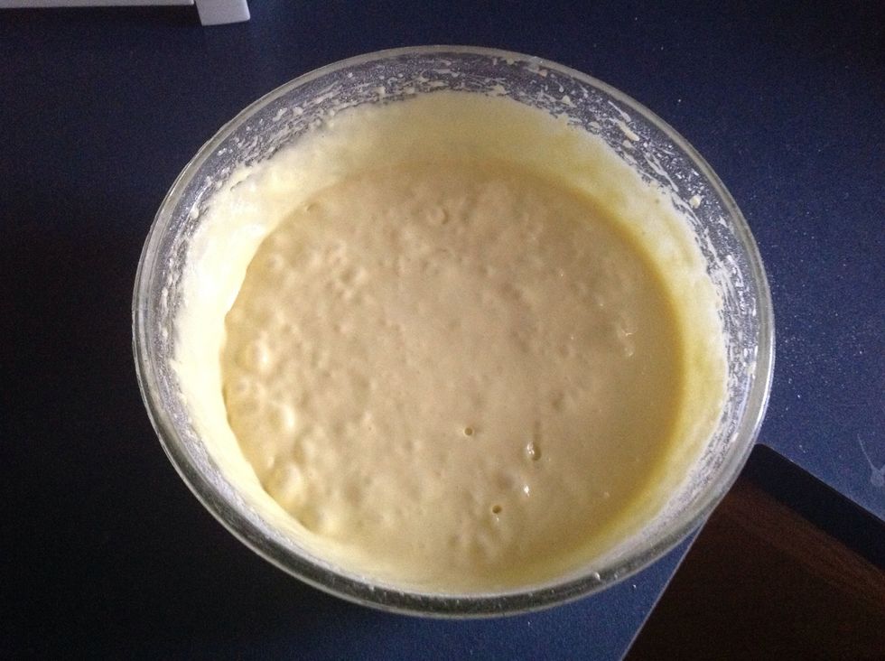 Mix till it looks like this.