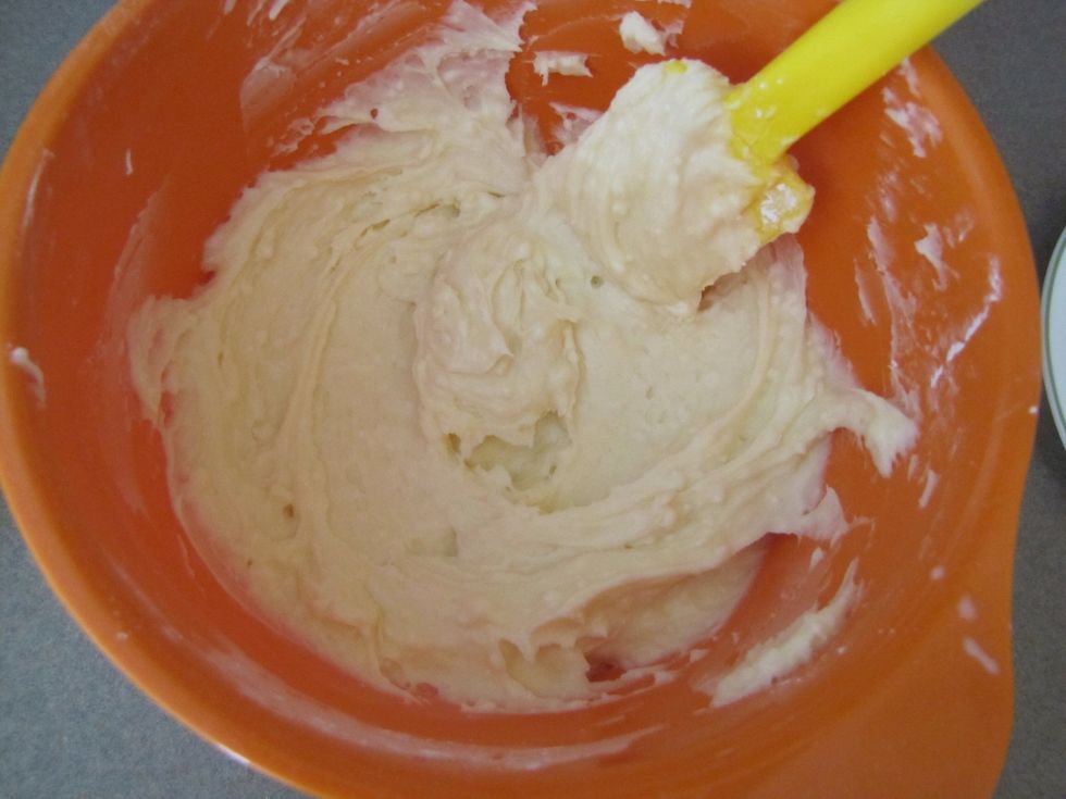 Mix together: 3 & 3/4 c. powdered/confectioners sugar, 1/2 c. softened margarine (1 stick), 4 Tbsp. milk, 1 tsp. vanilla extract.
