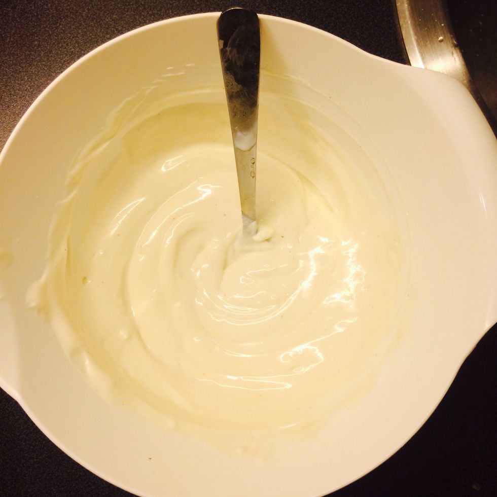 Mix together Ingredients for frosting.