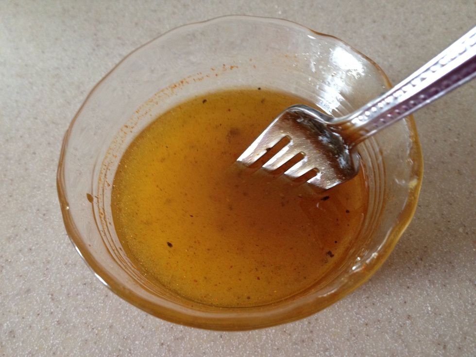 Mix together the honey, lemon, oil, salt, pepper, and cayenne if you used it. Put the apricots in a medium bowl and coat it with this sauce.
