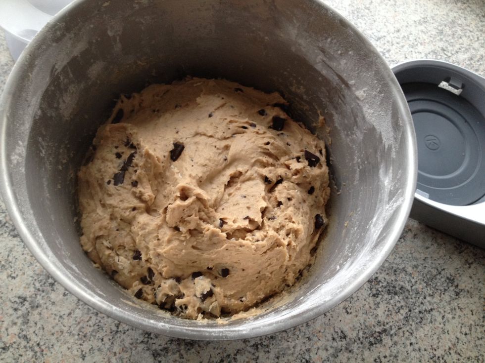 Mix together until you have a nice and soft dough.