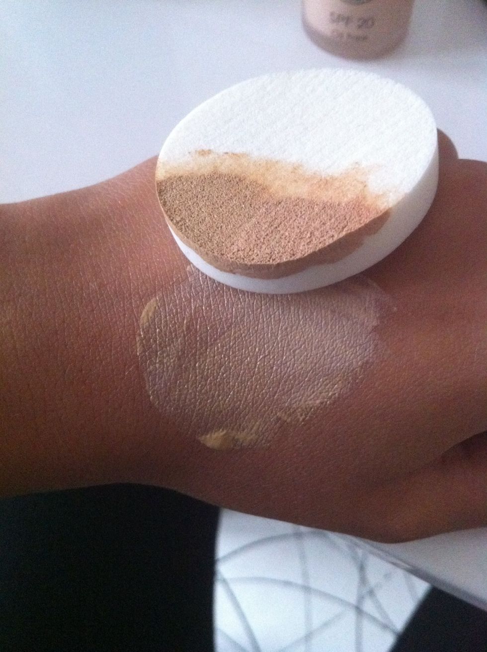 Mix together using the sponge