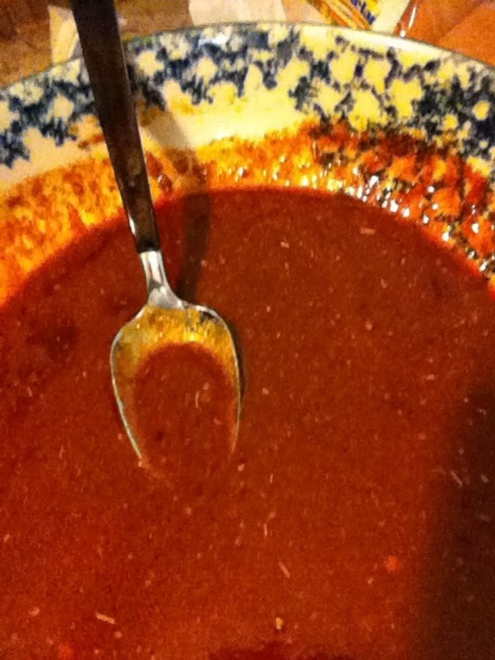 Mix together with the marinade and a cup of water.