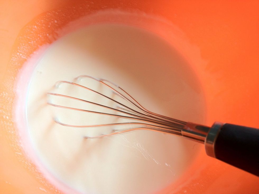 Mix until all of the ingredients are incoorporated