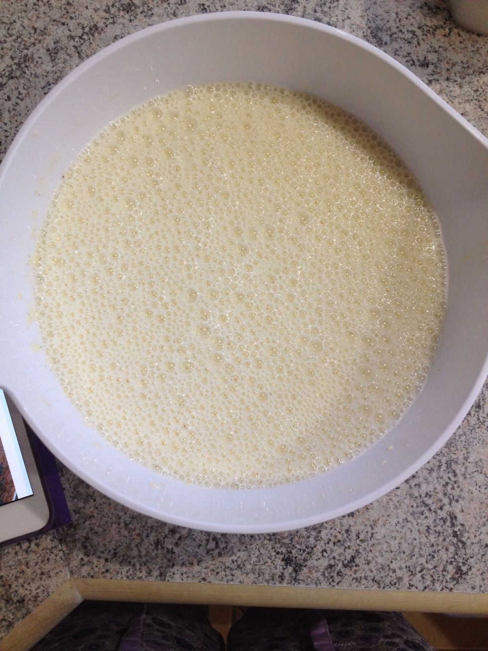 Mix until all the ingredients are mixed together. It should look something like this