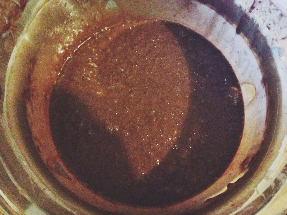 Mix until combined, and then increase the speed to medium and beat 30 seconds.