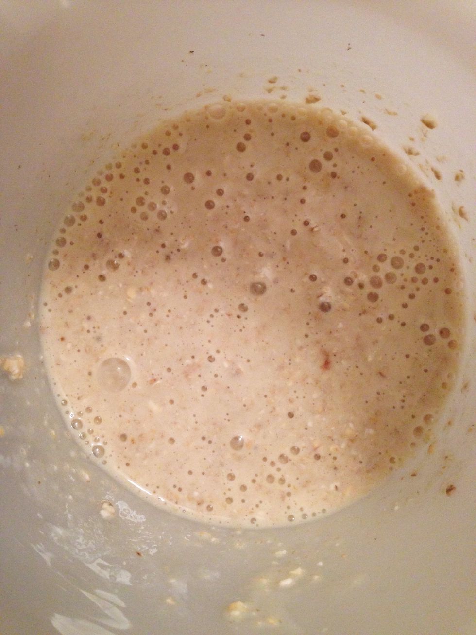 Mix until it's smooth.