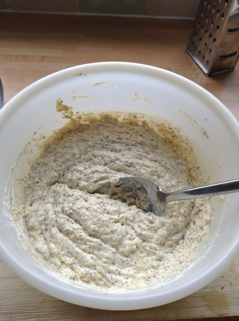 Mix until just combined