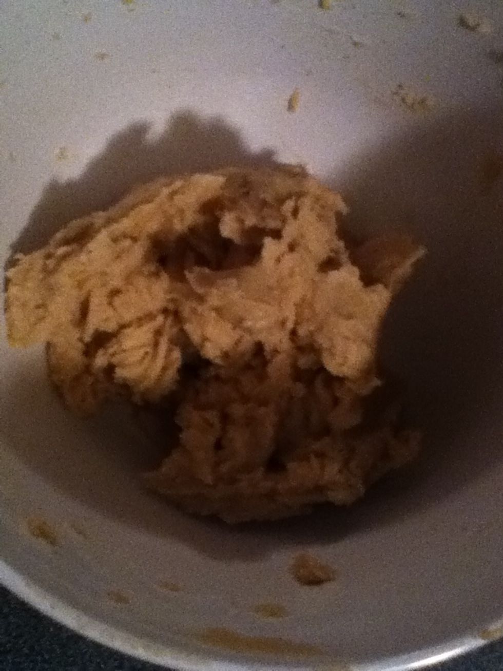 Mix until light and fluffy