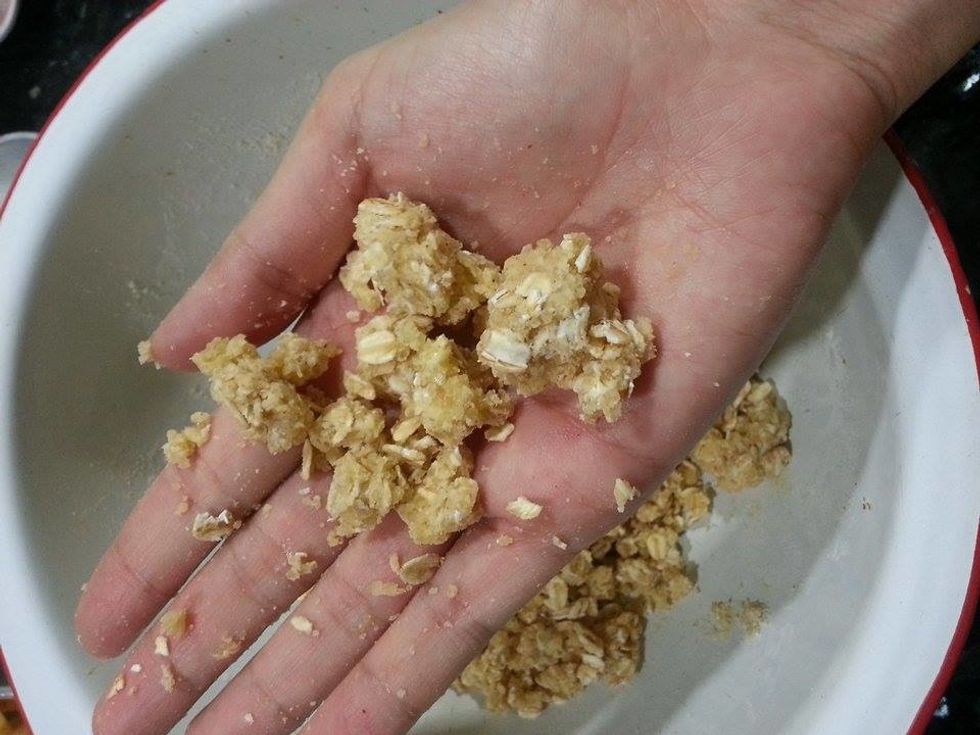 Mix until the mixture resembles coarse crumbs.