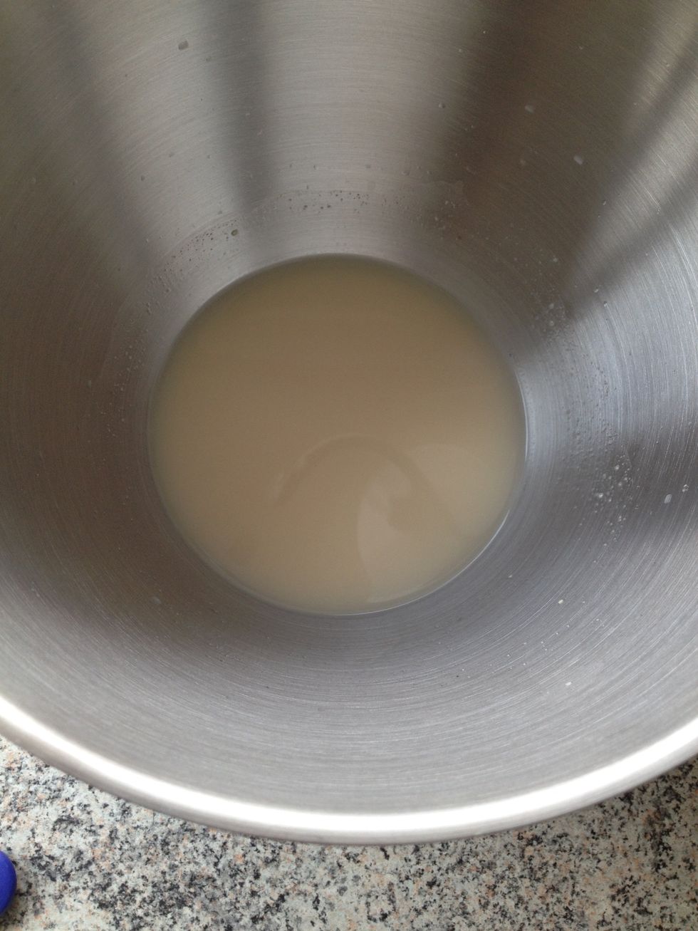 Mix until the yeast is completely dissolved