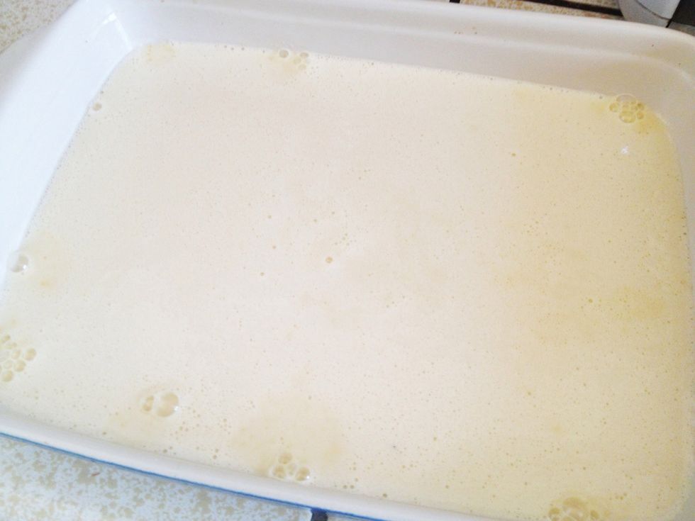 Mix until well combined like this.