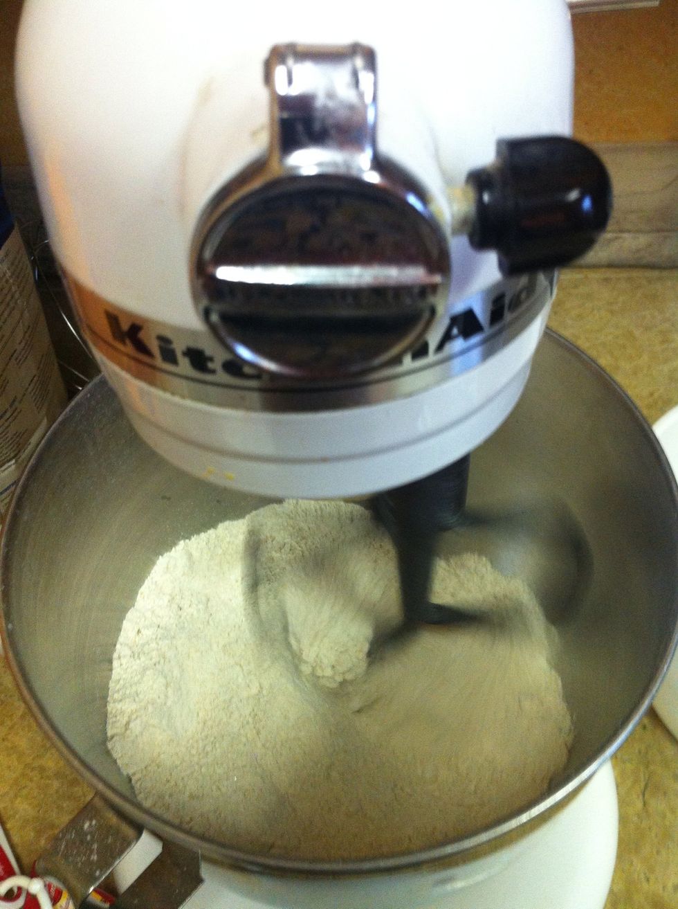 Mix... Until well combined. :)