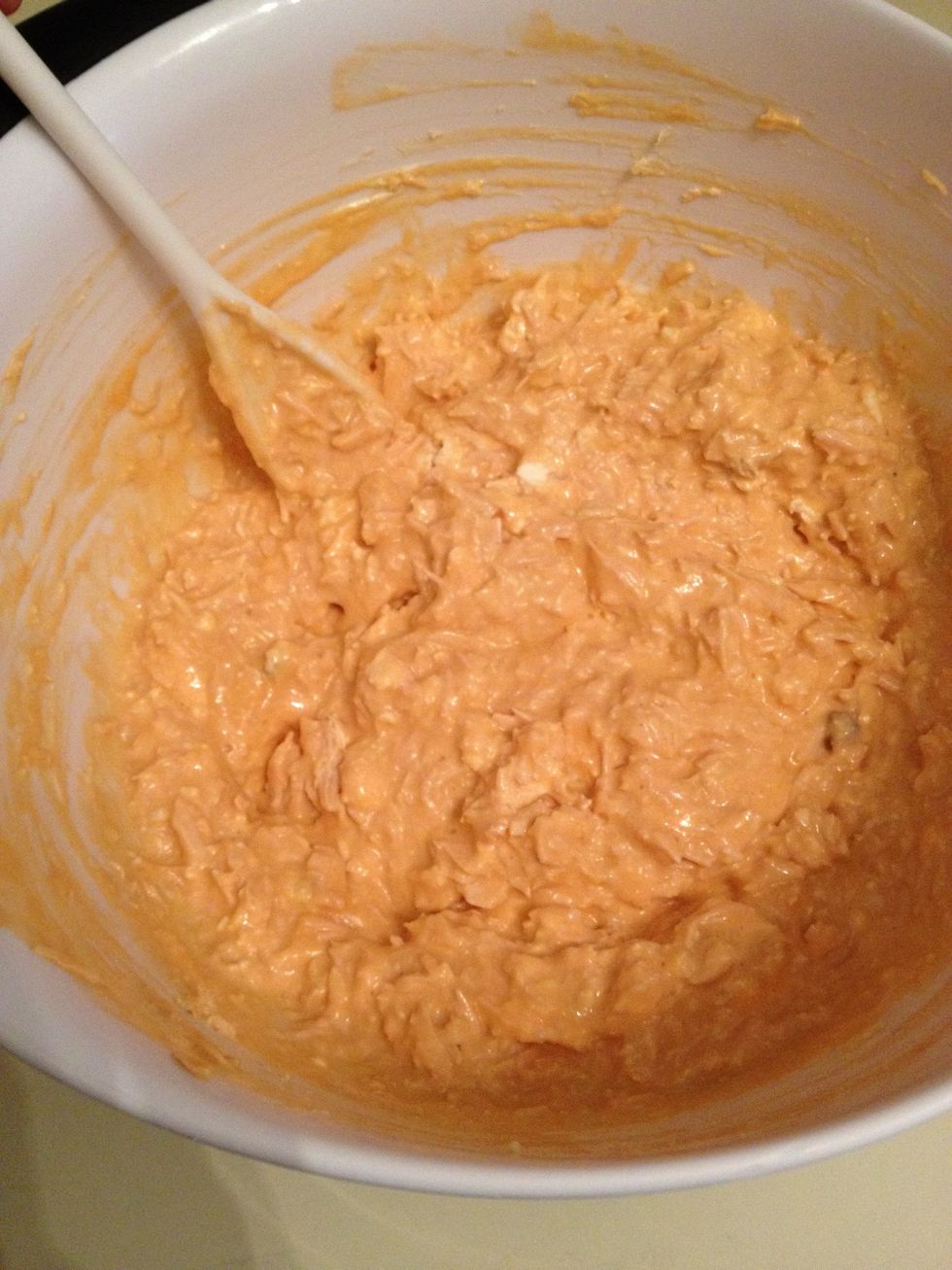 Mix until your concoction looks like this!