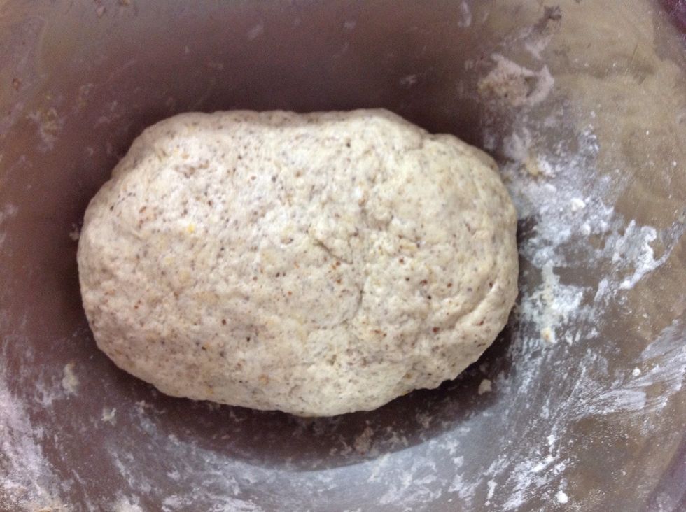 Mix vinegar with water. Mix flour, soft butter, one egg and a bit of salt. Slowly add as much water as needed and knead until you have a soft, silky dough that should not be sticky.