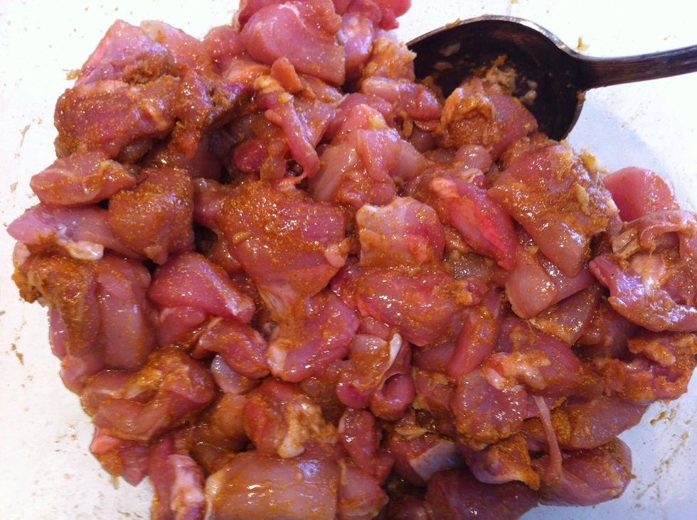 Mix well and leave for 10 minutes.