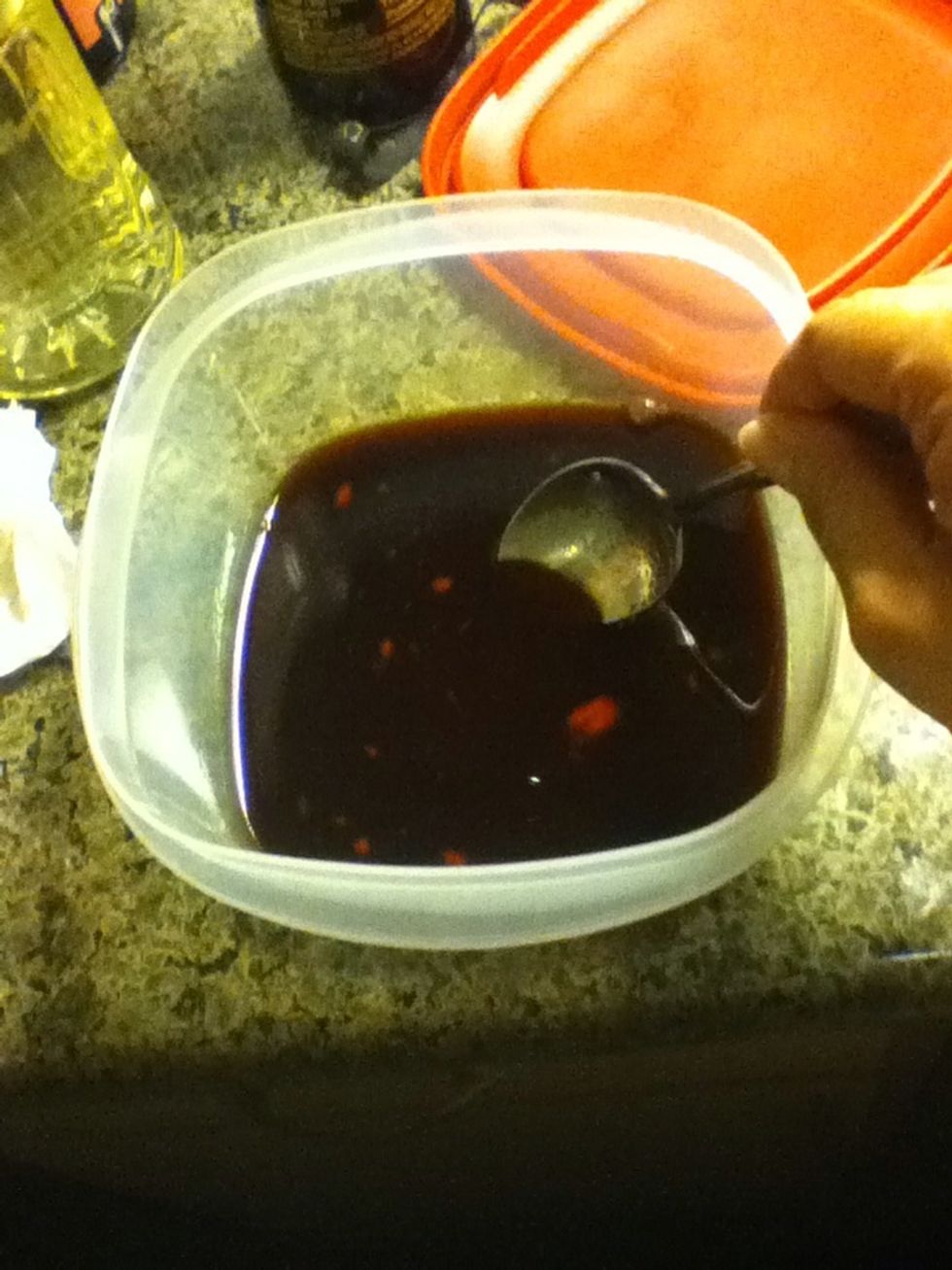 Mix well and make sure the sugar is dissolved.