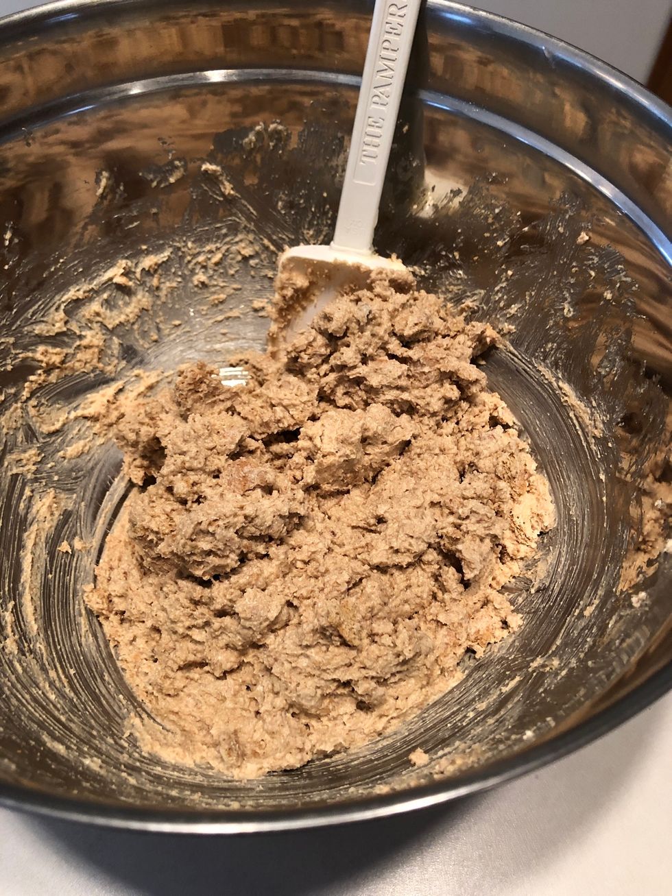 Mix well by spoon or spatula.