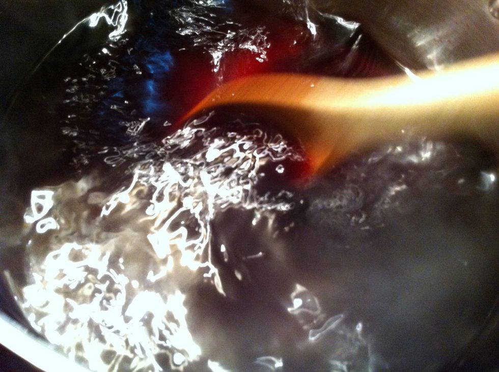 Mix well until all sugar is dissolved.