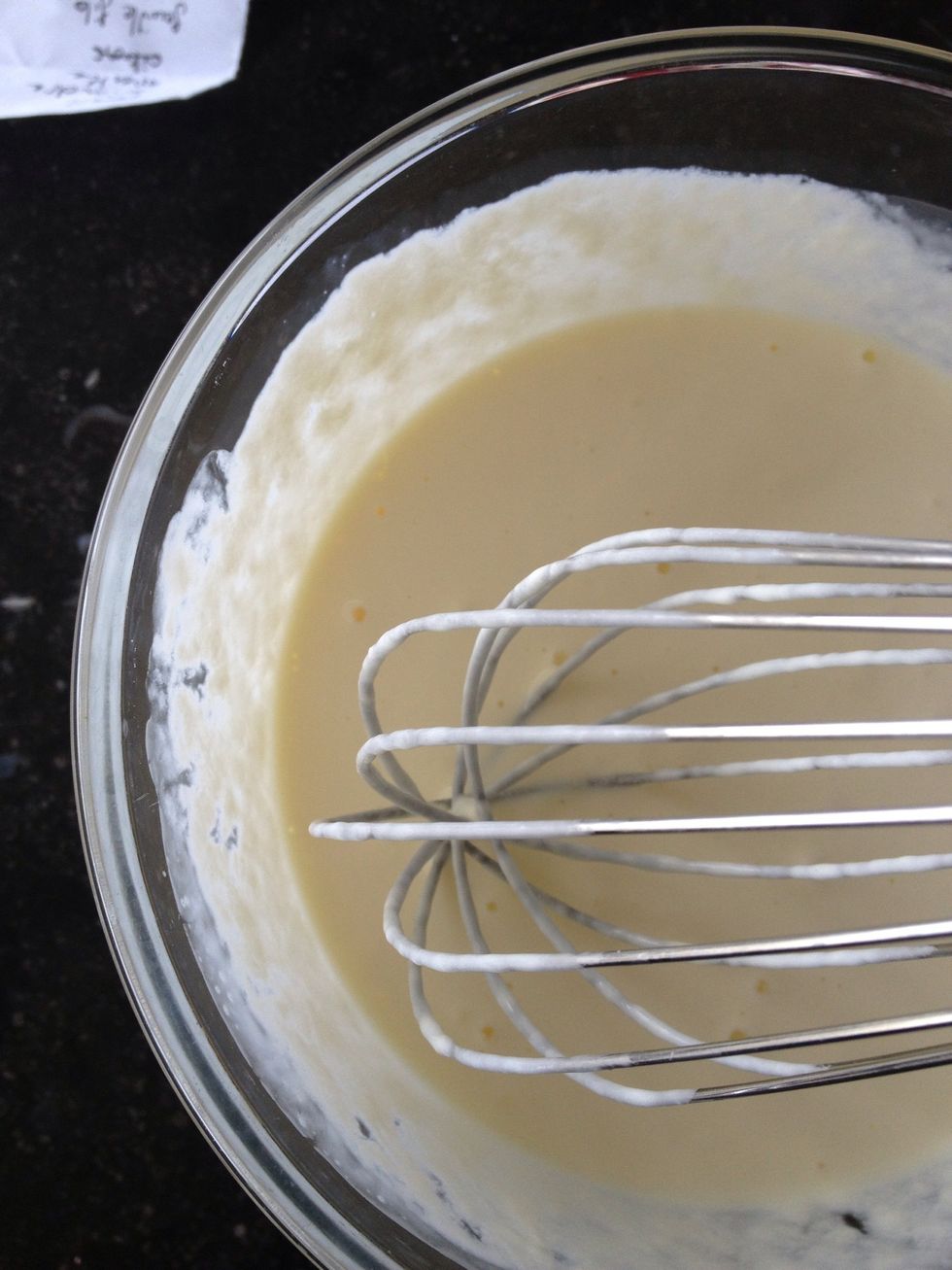 Mix well until incorporated,