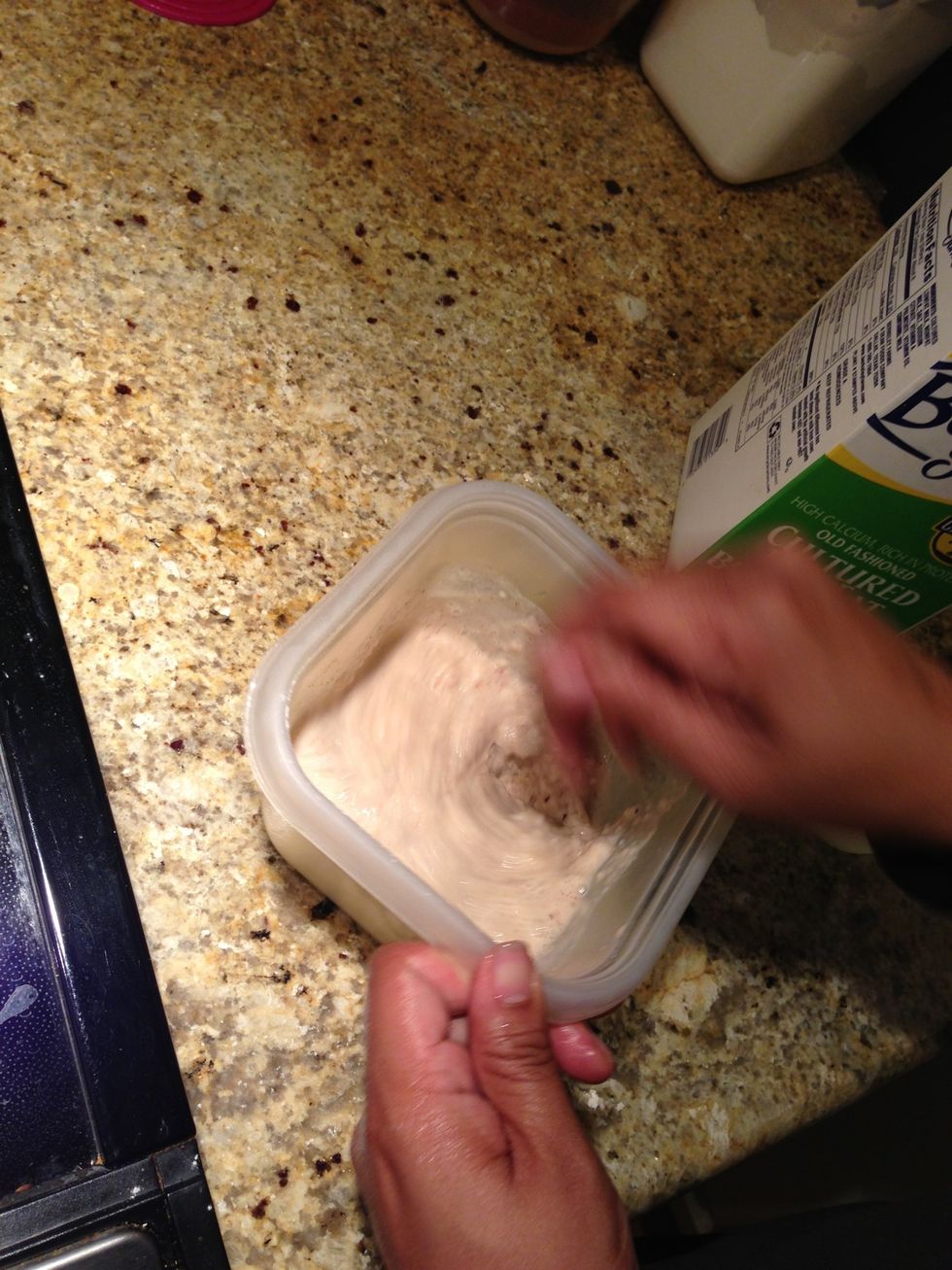 Mix well until it becomes smooth without any lumps