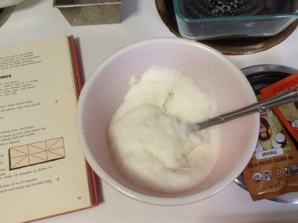 Mix well until it looks like the picture