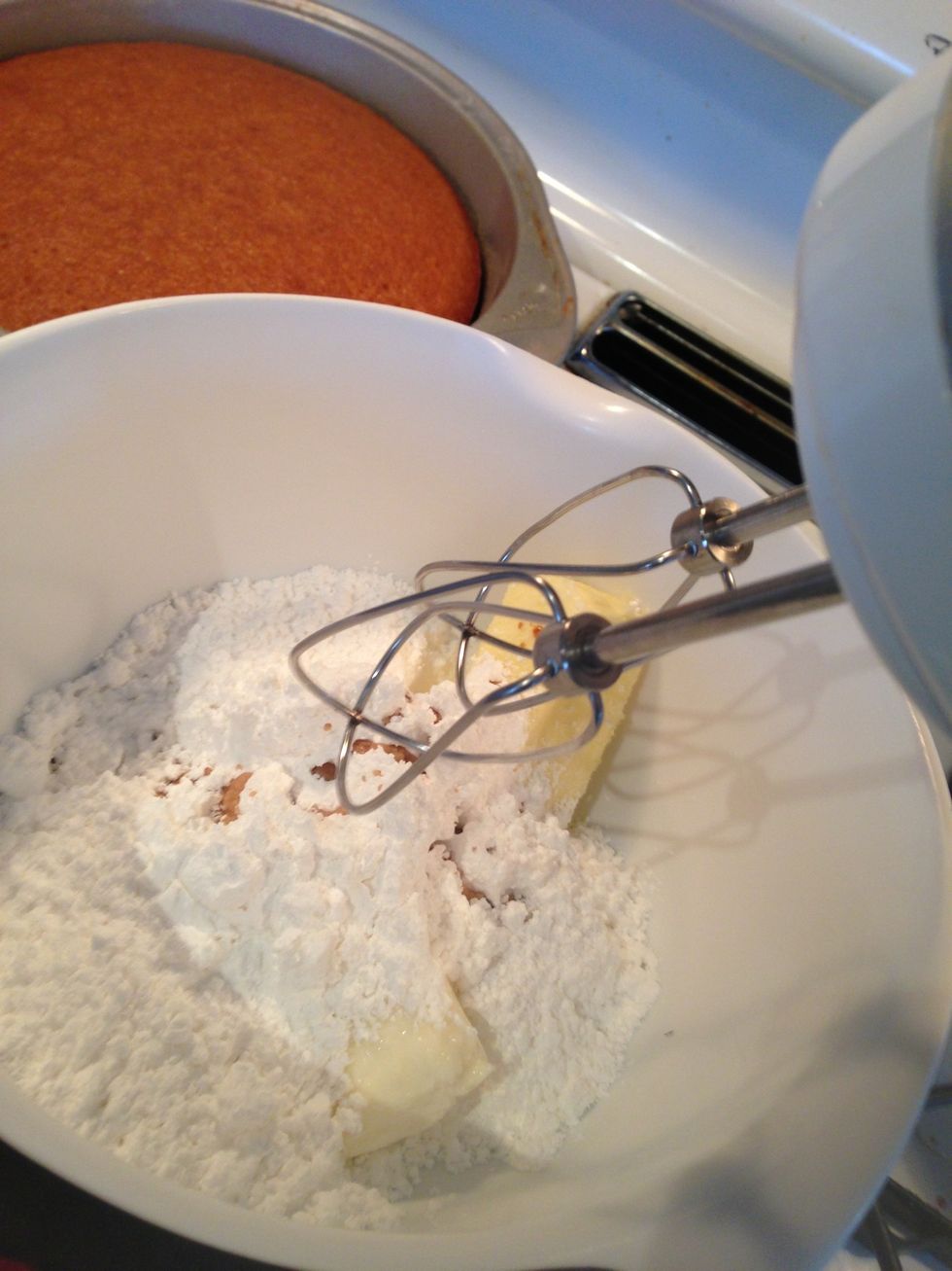Mix well with a hand mixer or spatula until it becomes a nice, smooth frosting texture.
