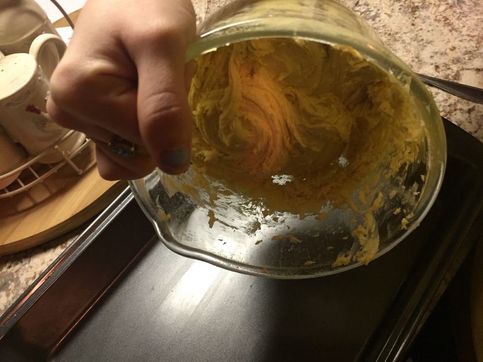 Mix well with electric mixture