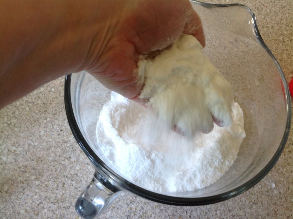 Mix well with your hands.