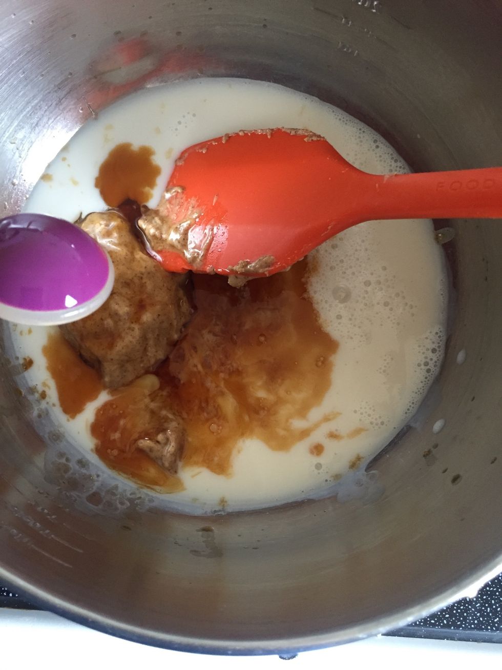 Mix wet ingredients
