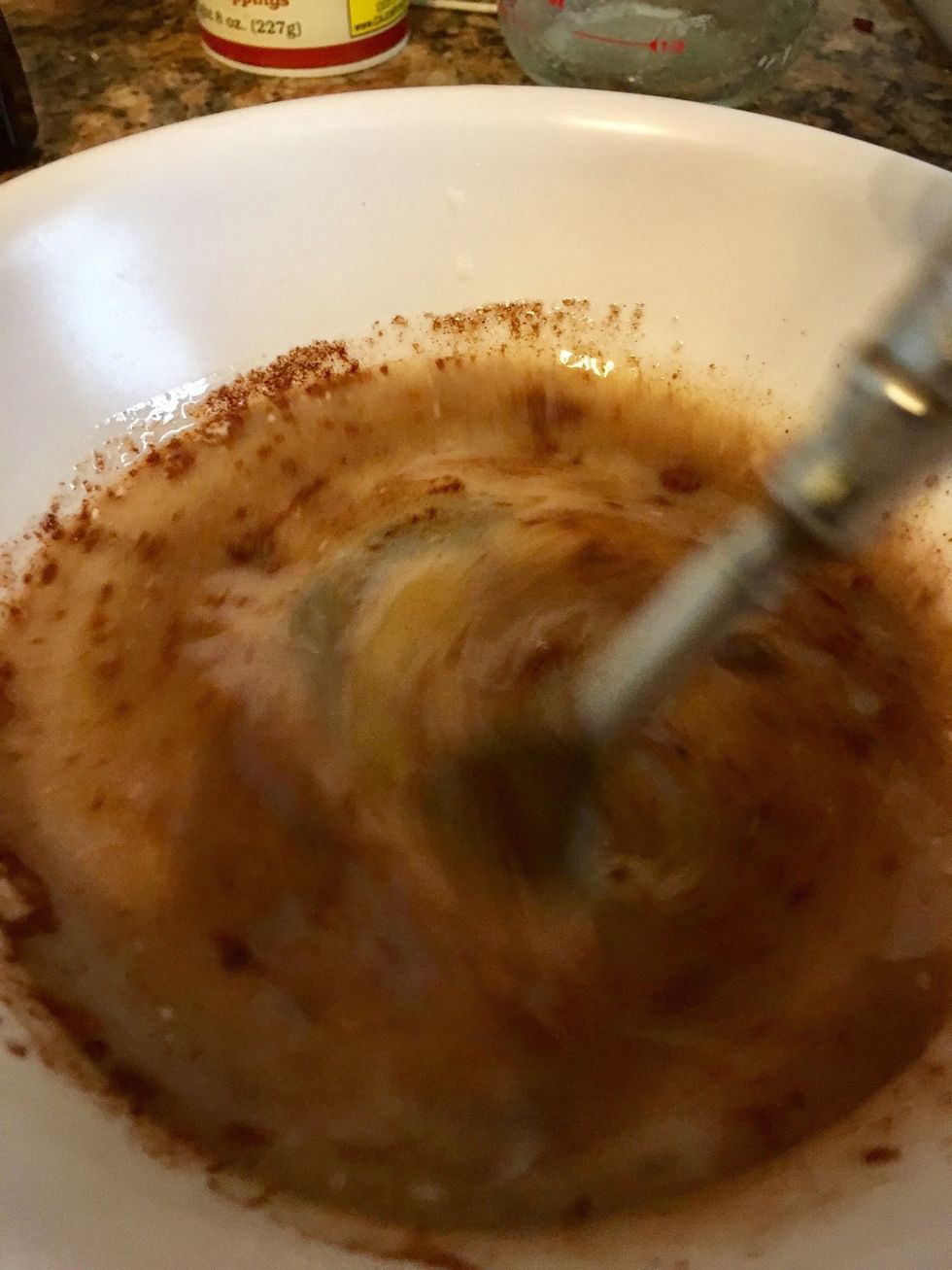 Mix with a spoon