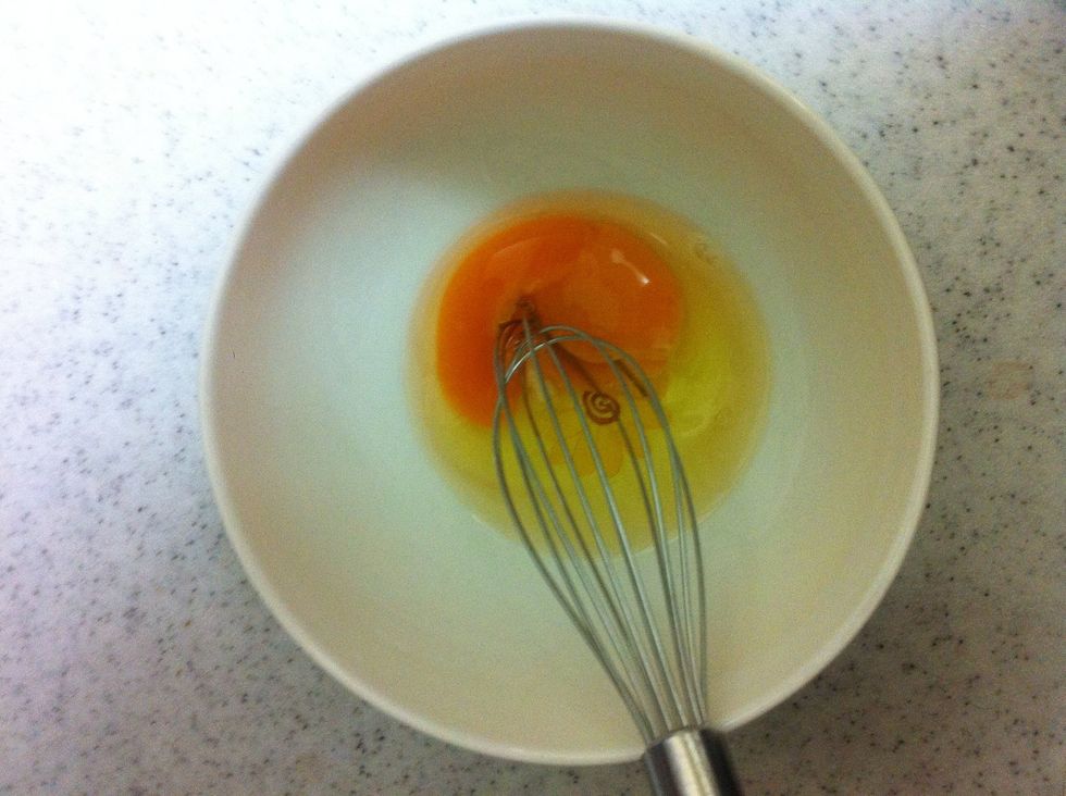 Mix with a wisk until its all scrambled