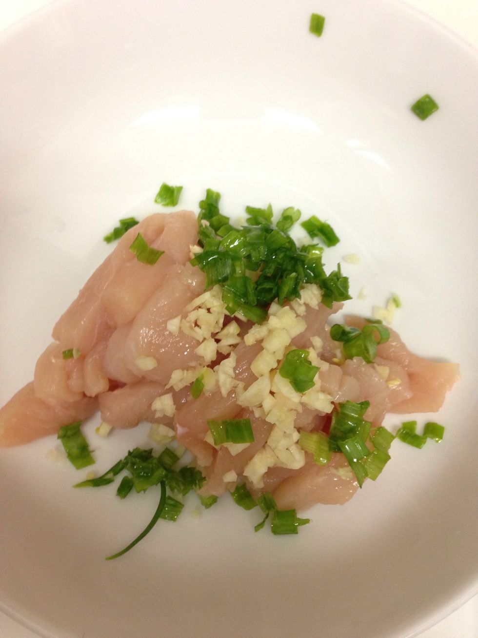 Mix with chicken