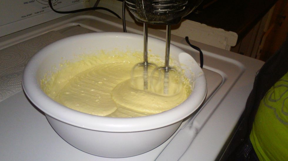 mix with mixer or wisk