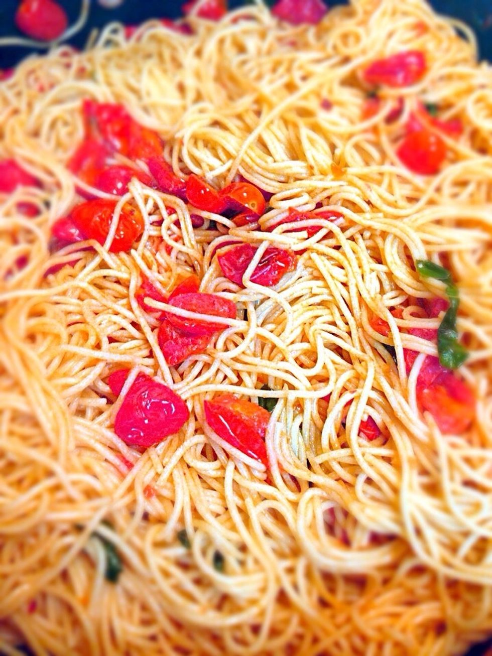 Mix with pasta