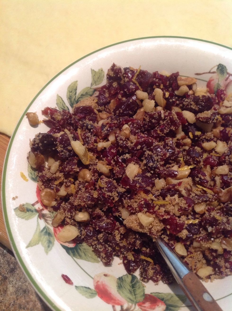 Mix with the brown sugar