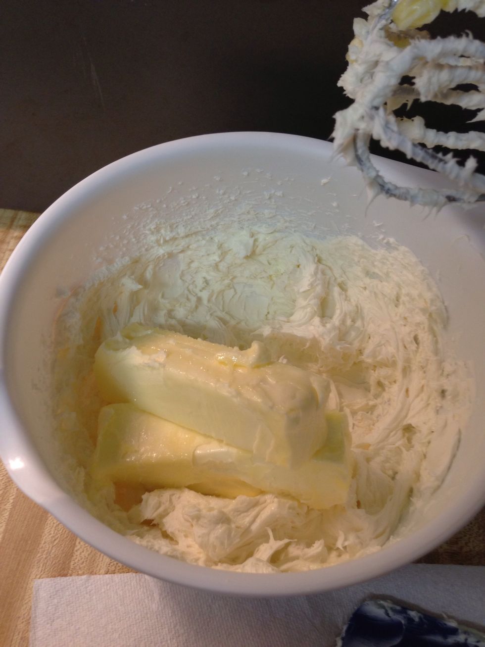 Mix with the butter until smooth.