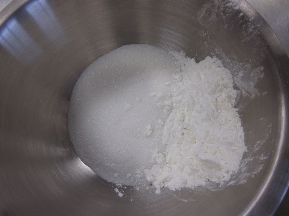 mix your sugar and the cornstarch