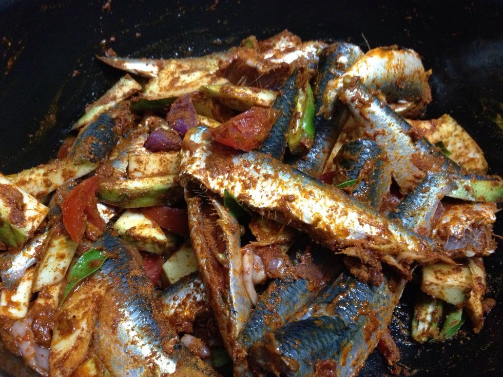 Mixed it gently with hand. (Fold it well)