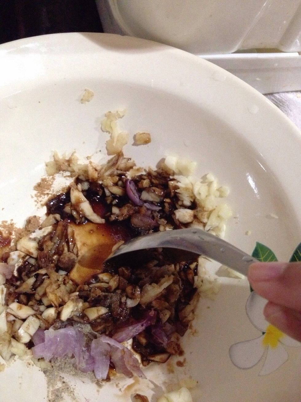 Mixed it together! and let's go to next step >>>