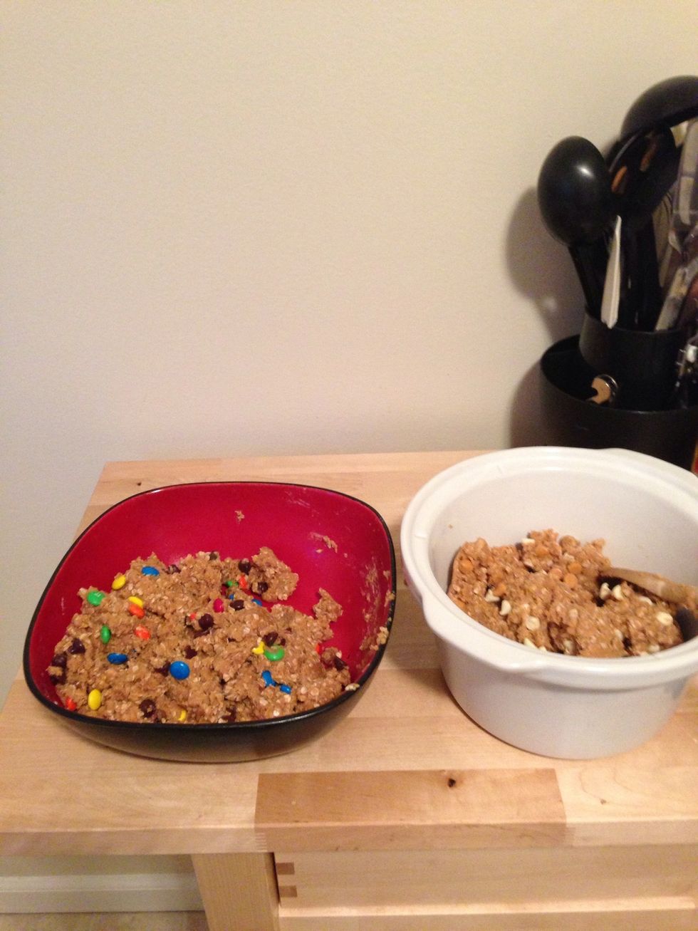 Mixed versions of the different cookies.