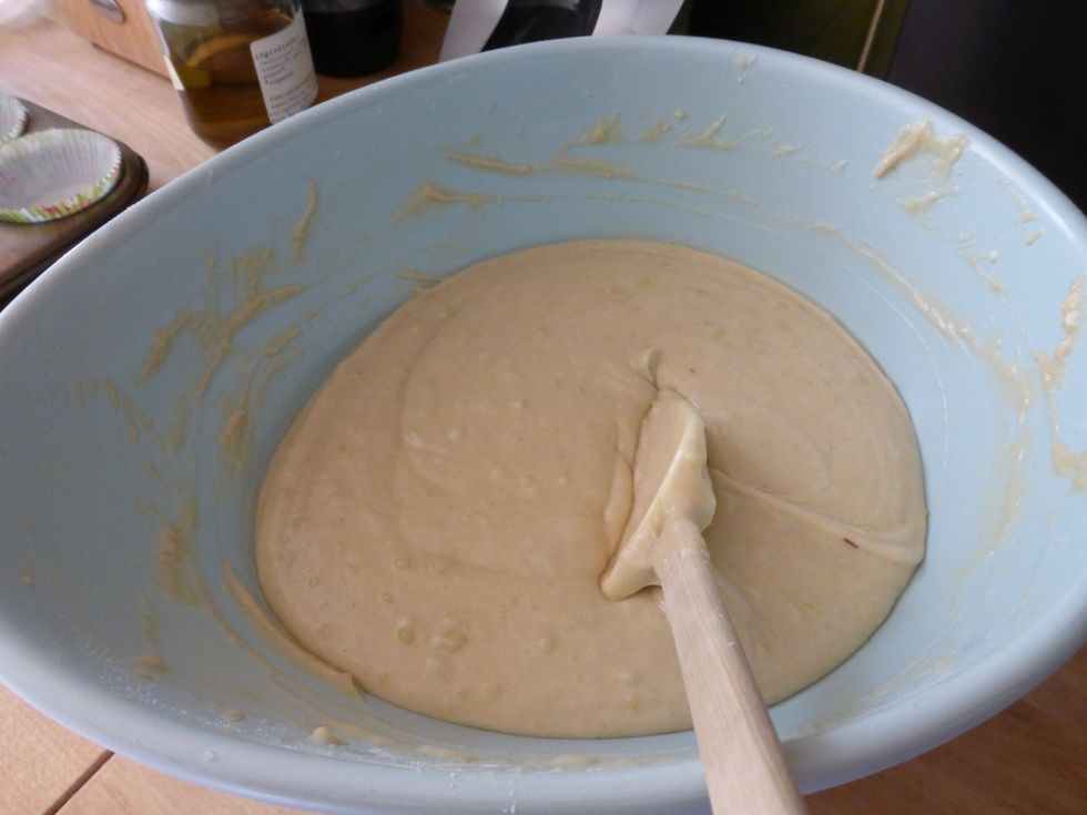 Mixture should look similar to this.