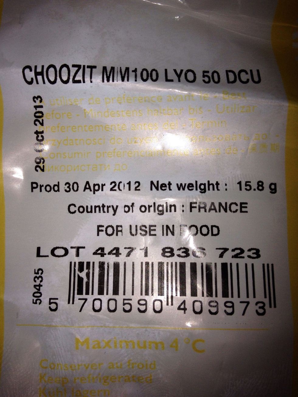 MM 100 mesophilic starter-----Order online. I picked it up from cultures for health. http://www.culturesforhealth.com/mesophilic-direct-set-starter-culture-danisco-mm-100.html