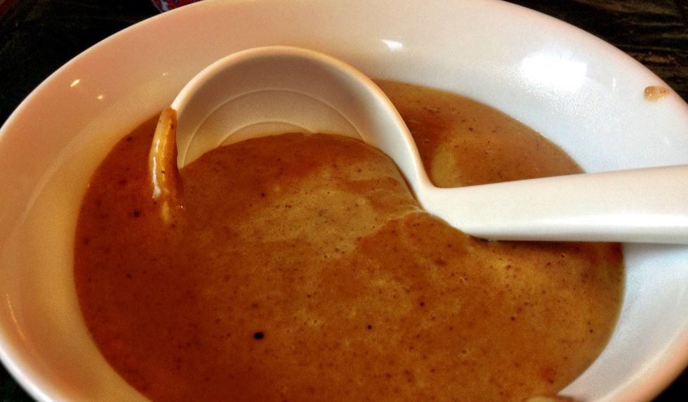 Mmm thick delicious gravy.