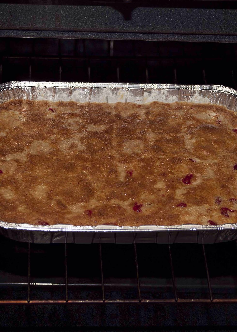 Mmmm nice and browned :) bake until nice and brown. Usually around 30 minutes.