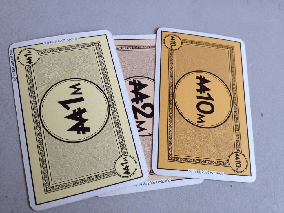 Money cards: Use this to pay rent, birthday presents, etc.