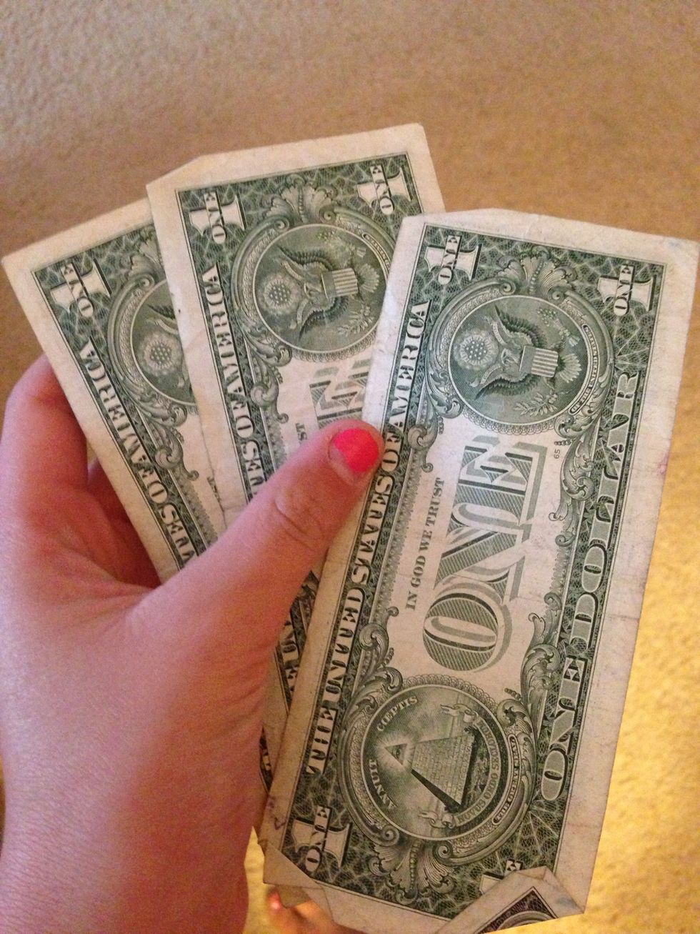 Money for snacks or food at school or after school Starbucks