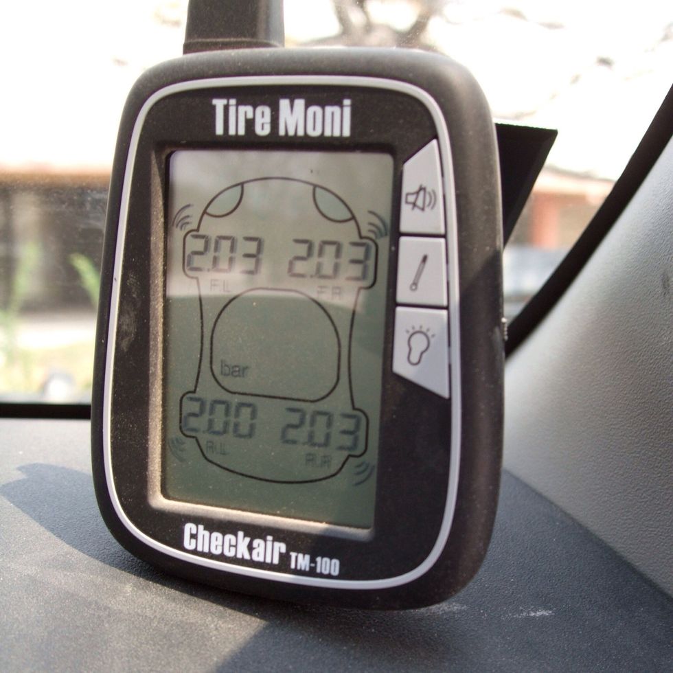 Monitor your tyre pressure and ask your rental company for advice in advance!