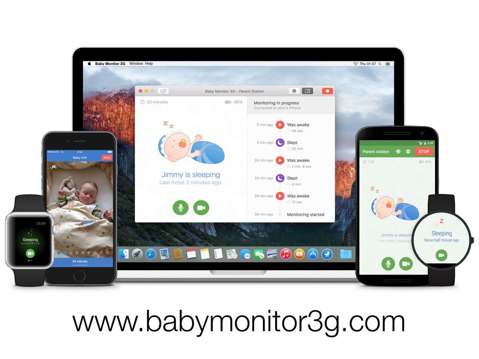 More details can be found on our "How to use Baby Monitor 3G" guide or on www.babymonitor3g.com